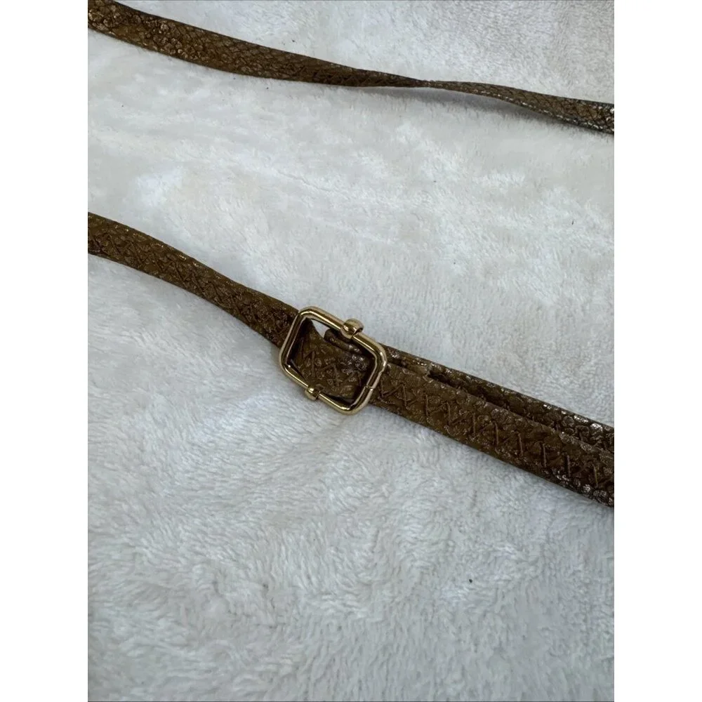 Carolina Hill Women’s Crossbody Multi Compartment‎ Zipper Slots Faux Snakeskin